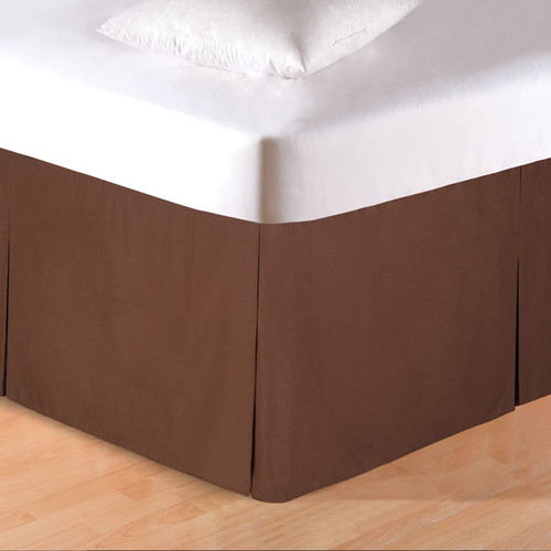 Brown Tailored Bedskirt - Queen - OVERSTOCK