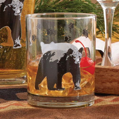 Icy Pine Double Old Fashioned Glass Set of Four