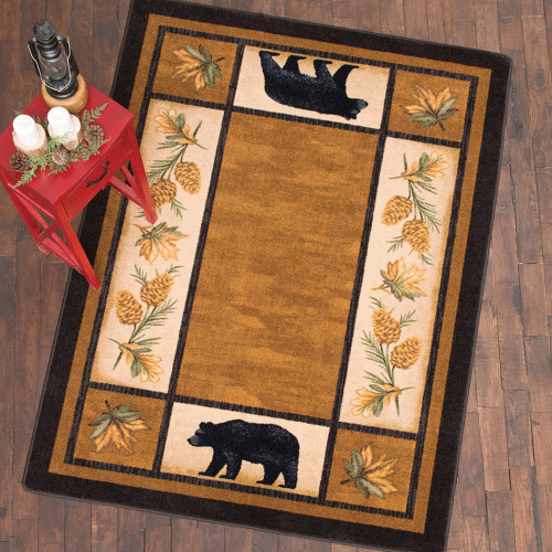 Black Bear Grove Rug - 3 x 4