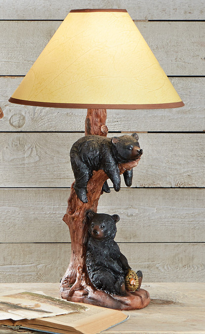 Black Bear Hanging Table Lamp