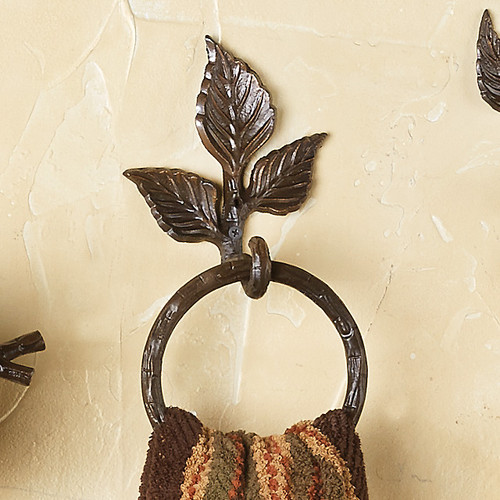 Bronze Forest Towel Ring