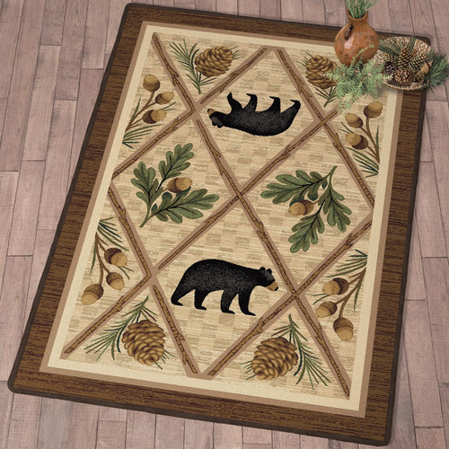 Nantahala Trails Bear Rug Collection