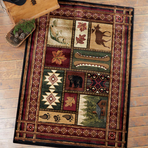 Cabin Chalet Rug - 2 x 3