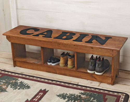 Cabin Cubby Bench