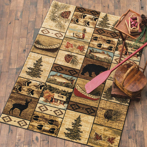 Cabin Home Rug - 5 x 7