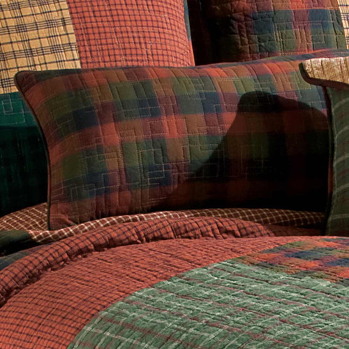 Cabin Plaid Rectangular Pillow