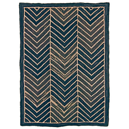 Camp Chevron Black Rug - 2 x 3