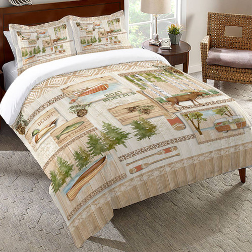 Campground Retreat Comforter - King