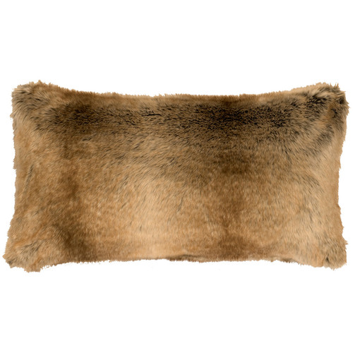 Chinchilla Faux Fur Rectangle Pillow