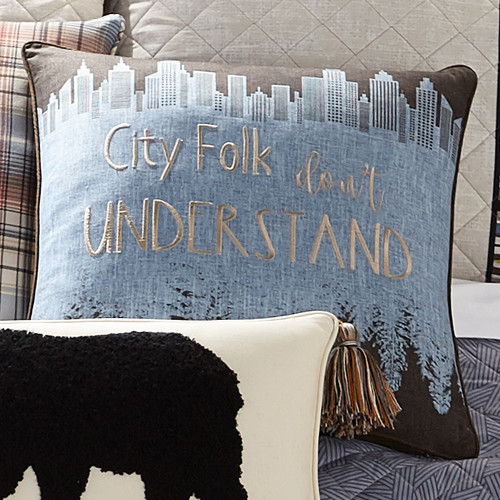 City Folk Pillow