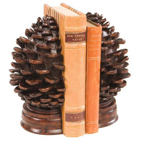 Conifer Cone Bookends