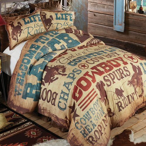 Cowboy Lifestyle Comforter - Queen - OUT OF STOCK UNTIL 01/12/2023
