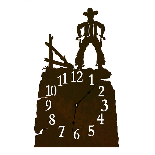 Cowboy Table Clock