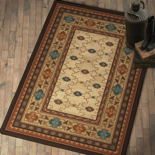 Rustic Cabin Time Oval Rug|Black Forest Décor | Black Forest Decor