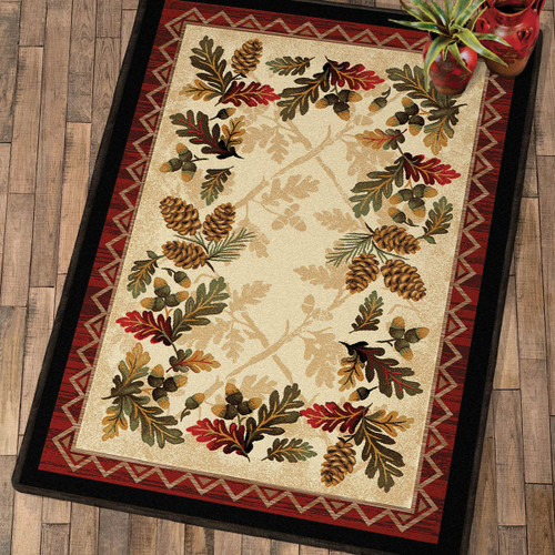 Crimson Woods Rug - 5 x 8