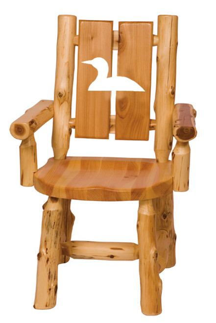 Log Cut-Out Arm Chair - Loon