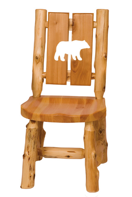 Log Cut-Out Side Chair