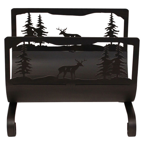 Made in USA Deer Themed Steel Fireplace Tool Set 