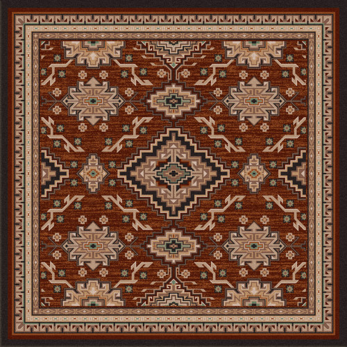 Diamond Trails Rug - 8 Ft. Square