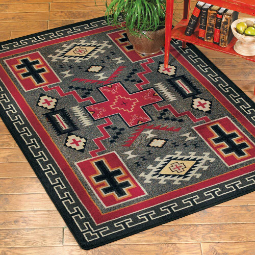 Double Cross Rug - 4 x 5