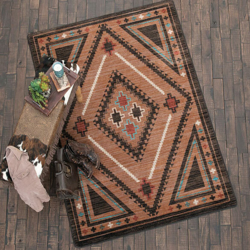 Dream Weaver Rust Rug - 5 x 8