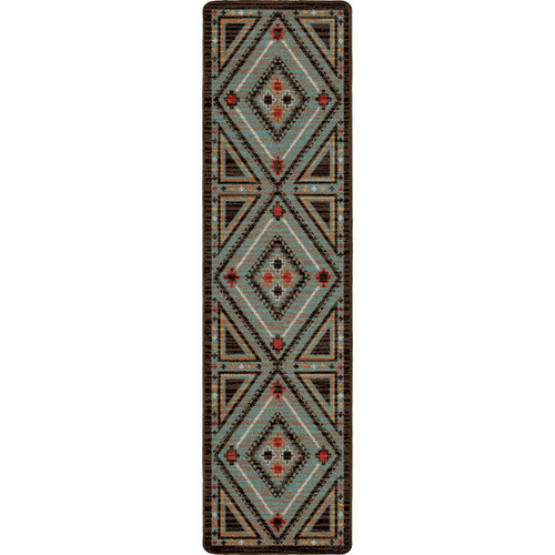 Dream Weaver Turquoise Rug - 2 x 8