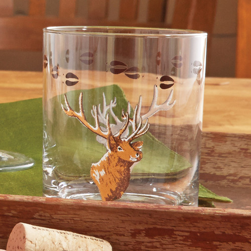 Elk Double Old Fashioned Glasses - Set of 4