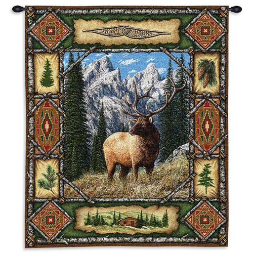 Elk Lodge Wall Tapestry