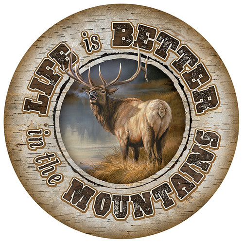 Elk Antler Wall Mount - Large