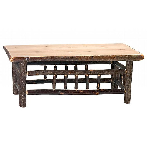 Hickory Open Coffee Table - 42 x 42