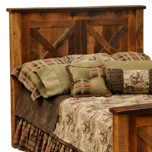 Barnwood Barndoor Headboard - King