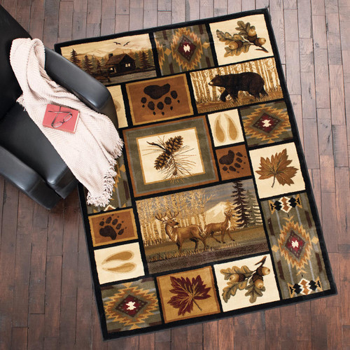Forest Collage Rug - 3 x 10