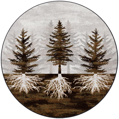Forest Roots Rug - 8 Ft. Round