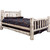 Frontier Bed with Laser-Engraved Elk Design - Full