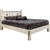 Frontier Platform Bed with Laser-Engraved Elk Design - Cal King