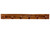 Homestead 4' Coat Rack - Stained & Lacquered