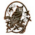 Horned Owl Metal Wall Art