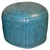 Large Ottoman Round Teal