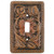 Tooled Leather Single Switch Plate Cover