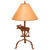Moose Table Lamp with Kraft Shade