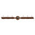 Round Copper Berry Concho 6 Hook Coat Rack