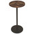 Round Wood Pinecone Drink Table