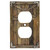 Rustic Barn Door Outlet Cover