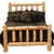 Traditional Log Complete Bed - Twin