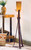 Sonora Floor Lamp with Amber Glass Shade