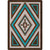 Southwest Nights Turquoise Rug - 3 x 4