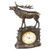 Stag Clock - Bronze