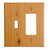 Traditional Wood Single Toggle and Rocker Switch Cover