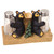 Two Bears and a Log Salt & Pepper Shaker Set