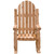 Unfinished Voyageur Adirondack Rocking Chair